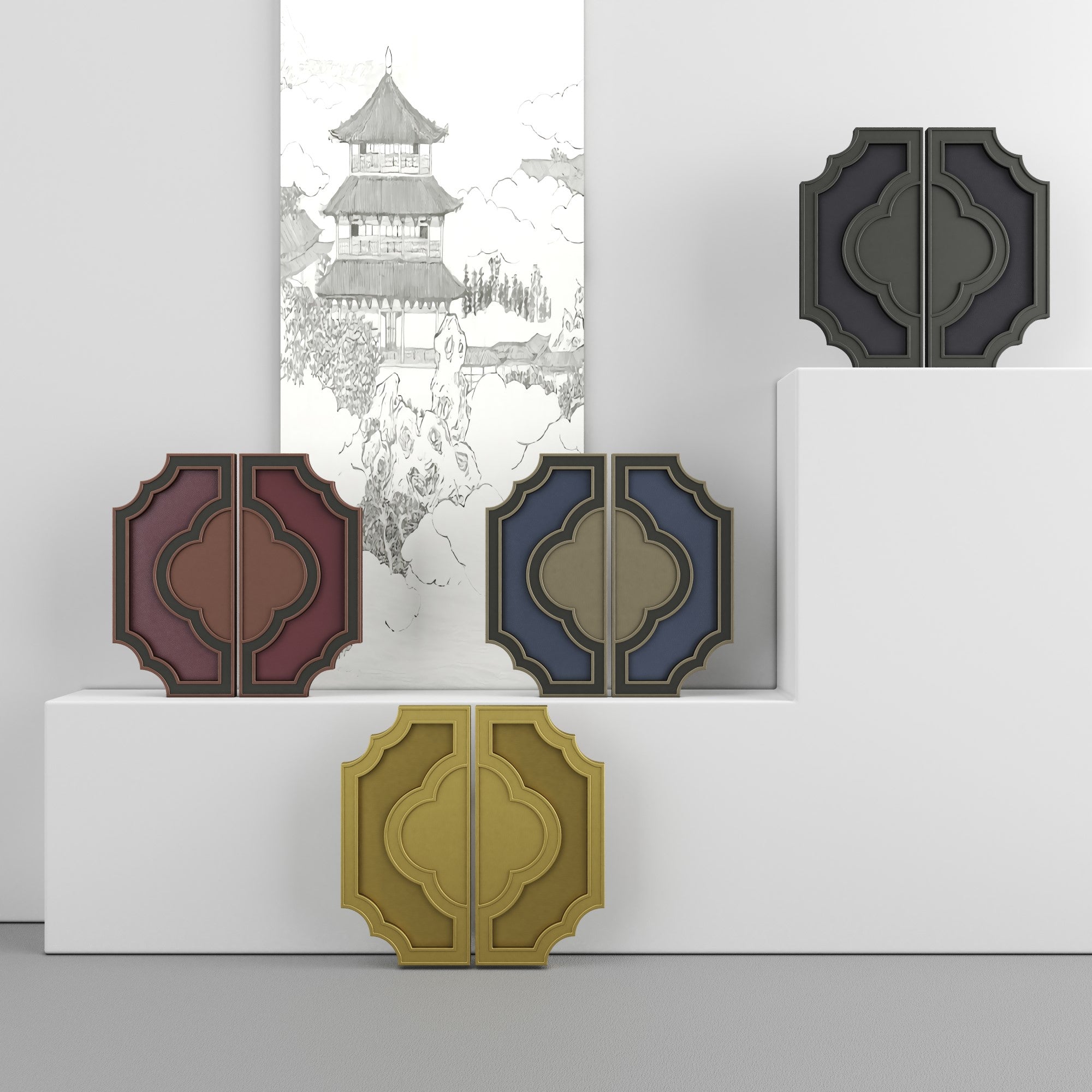 Leather-Wrapped Door Handles